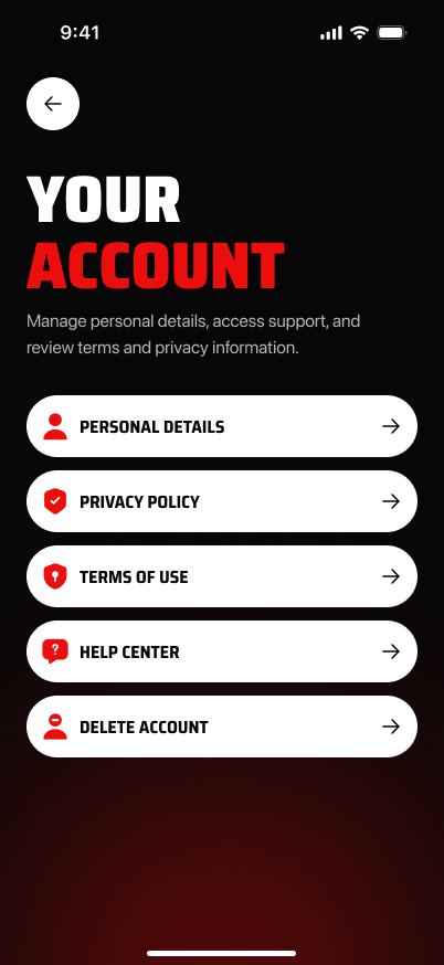 Your account