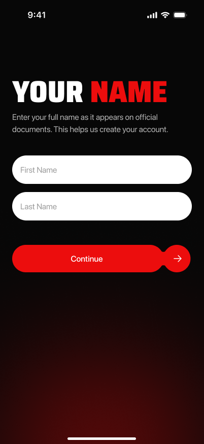 Application form